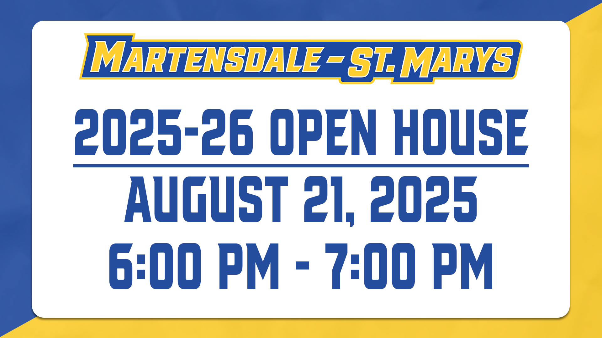 2025-26 Open House